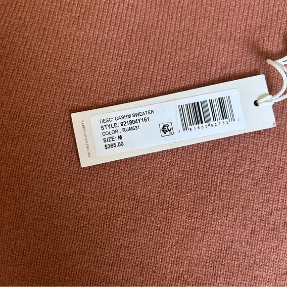 Rebecca Taylor Cashmere Blend Sweater Puff Sleeves Size Medium. NWT - Picture 6 of 12